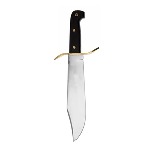 Couteau de randonnée Bowie en acier inoxydable, design utilitaire pour le camping en plein air, poignée confortable et étui inclus - Product Image 2