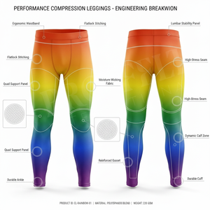 Leggings Deportivos Personalizados de Compresión, Secado Rápido, Elásticos, para Fitness, Running, Yoga, Gimnasio, Entrenamiento, Pantalones con Estampado Completo - Product Image 2