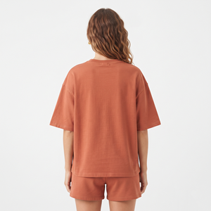 Ensemble décontracté deux pièces pour femme avec logo personnalisé, vente en gros, streetwear, t-shirt à manches courtes imprimé numériquement et short - Product Image 6