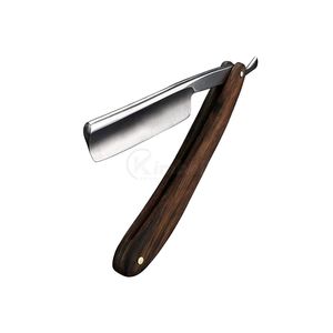 Navaja de Afeitar Profesional con Diseño de Rayas de Barbería, Navaja de Acero Inoxidable, Personalizable OEM ODM - Product Image 2