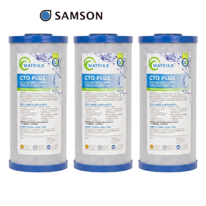 Filtre à bloc de carbone NSF 42 GreenBlock écologique universel à fixation rapide - Product Image 1
