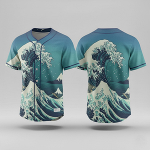 Camiseta de Béisbol Sublimada con Malla Transpirable Birdseye, Diseño Personalizado, Cierre Completo con Botones, Ropa de Equipo para Deportes de Alto Rendimiento 2026 - Product Image 2