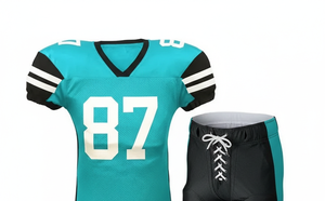 Uniformes de Fútbol Americano Sublimados Personalizados de Alta Calidad, Conjuntos de Camisetas de Manga Corta de Secado Rápido, Colores y Logotipos Personalizados - Product Image 3