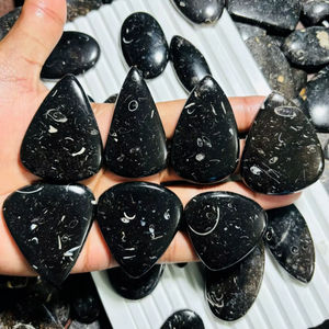 Cabujones de Jaspe Turritella de Alta Calidad, Formas Mixtas, Piedra Natural 100%, Marca ASHU GEMS, Origen Rajasthan, para Joyería - Product Image 1