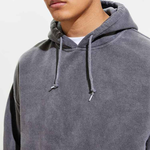 Nouveaux sweats à capuche confortables effet délavé style vintage pour l'hiver 2026 – 100 % coton, séchage rapide numérique, écologiques et respirants - Product Image 5