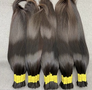 Cheveux humains vierges vietnamiens bruts de qualité supérieure 1 kg Texture naturelle pour le décoloration, la coloration, les perruques et les extensions - Product Image 1