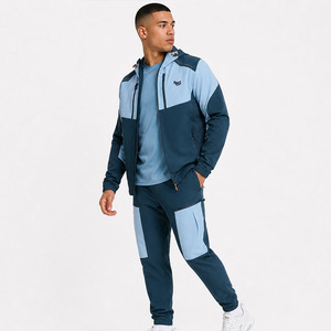 Trendy Custom High Quality Embroidery Patch logo Pants Tracksuit Windbreaker Lightweight Nylon Patchwork <b>Winter</b> Men's <b>Jackets</b> - Product Image 2