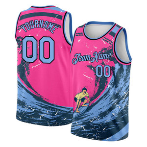 Top Notch Men's Basketball Jersey Sublimation Uniform Vest Quick Dry Anti-Bacterial Sportswear Mesh Basketball Jersey For Men - Product Image 4