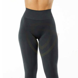 Leggings de Yoga para Mujer, Diseño Nuevo, Colores Sólidos, Sin Costuras, Secado Rápido, Elásticos, para Entrenamiento - Product Image 2