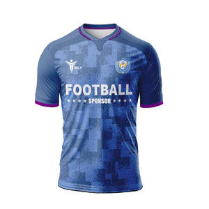 เสื้อฟุตบอลแบบซับลิเมชั่น เนื้อผ้านุ่มคุณภาพดี สำหรับงานพิมพ์แบบกำหนดเอง ทนทาน ป้องกันการซีดจาง - Product Image 5