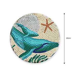 Posavasos de Vidrio Hechos a Mano de Alta Calidad, Posavasos Redondos Hechos a Mano, Ecológicos y Reutilizables, Alfombrillas para Mesa - Product Image 2