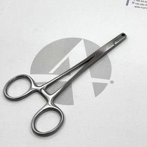 คีมหนีบเหล็กกล้าไร้สนิมคุณภาพสูง ขนาด 5.5 นิ้ว ปลายหยัก 5 มม. อุปกรณ์มืออาชีพสำหรับเจาะร่างกาย - Product Image 2