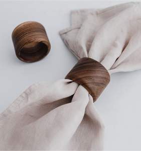 Natural Finish <b>Wooden</b> <b>Napkin</b> <b>Ring</b> Perfect For Farmhouse Table Decor Wedding Dinner And Festive Occasions - Product Image 4
