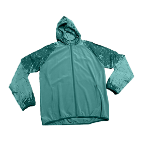 Veste en polaire à capuche pour homme, couleur unie, fermeture éclair, style décontracté, automne, manches régulières, matière polyester - Product Image 2