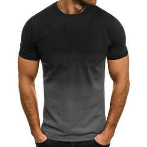 Camiseta de Manga Corta para Hombre, Corte Ajustado, Cuello Redondo, Color Verde Oliva, Estilo Casual, Tejido Jersey - Product Image 3