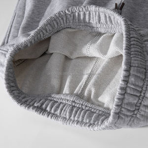 Shorts en coton personnalisés à taille élastique pour hommes Shorts de survêtement en coton avec broderie personnalisée pour hommes Basketball Wholesale Women Casual Shorts - Product Image 3