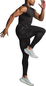 Débardeurs Homme Personnalisés à Logo Brodé Respirants Coupe Musclée Unie 100% Coton Séchage Rapide Col Rond pour Entraînement et Gym – Prix Usine - Product Image 2