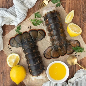 หางกุ้งล็อบสเตอร์แช่แข็งสดใหม่ เนื้อสัมผัสเยี่ยม รสชาติทะเลเข้มข้น เหมาะสำหรับอาหารครอบครัว และเมนูพิเศษของร้านอาหาร - Product Image 4
