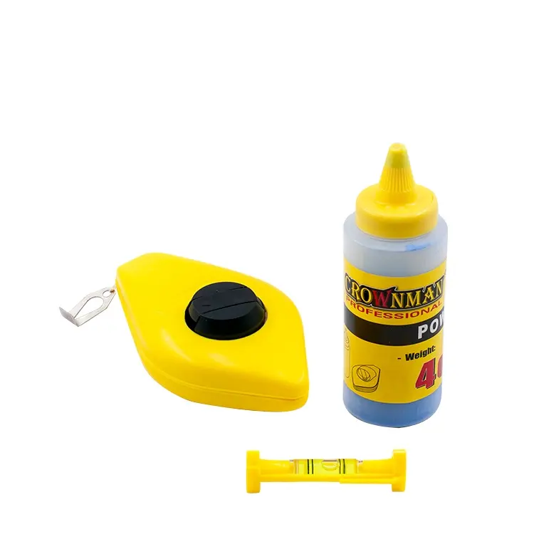 CROWNMAN Masonry and Painting Tools Factory Price Wholesale Custom for Building Use 3PCS Chalk Line Reel Set