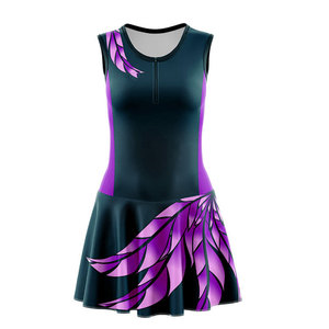 Maillot de netball personnalisé pour équipe, design sur mesure, léger, respirant, sans manches, en tissu 100% polyester pour les joueurs - Product Image 2