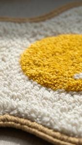 Alfombra Moderna Antideslizante de Lana Hecha a Mano con Forma Regular Personalizada de Primera Calidad, Alfombra Decorativa Suave para Dormitorio, Sala de Estar - Product Image 5