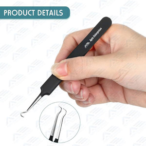 Herramientas para extraer puntos negros y espinillas, kit de herramientas para extraer puntos negros de la cara y la nariz, extractor de acné facial. - Product Image 3