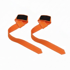 Correas de levantamiento de pesas al por mayor para hombres y mujeres, soporte para muñecas, entrenamiento de peso muerto en gimnasio, proveedor mayorista - Product Image 1