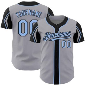 Camisetas y Uniformes de Béisbol Personalizados con Serigrafía, Transpirables, 100% Poliéster, Tallas Grandes, con Logotipo, Nombres de Equipos y Números Personalizados - Product Image 6