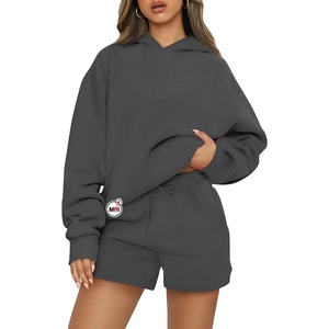 Sudadera con capucha de gran tamaño personalizada de color sólido transpirable y sostenible mangas regulares ropa de calle con capucha 100% algodón - Product Image 1