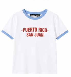 T-shirt femme en polyester teint en fil et coton, style Ringer, collection été 2026, en coton écologique - Product Image 4
