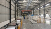 Ligne de production de machines à laminage haute vitesse pour feuilles de PVC et papier, pour panneaux alvéolaires en aluminium avec roulement et moteur