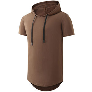 Sudadera con Capucha de Verano de Lujo para Hombre, Ligera, Suave, Transpirable, Informal, de Punto Fino, Sudadera Básica de Algodón Mezclado de Alta Calidad - Product Image 1