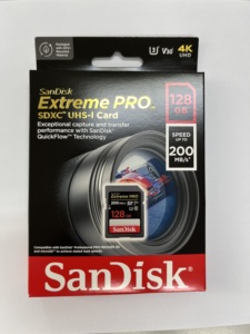 Carte SD Sandisk 100% originale pour SDXC U3 V30 128G - Product Image 2