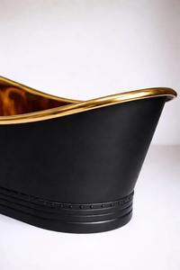 Bañera de Cobre Negro de Primera Calidad, Bañera Independiente de Diseño para Baños Modernos y Durabilidad a Largo Plazo - Product Image 2