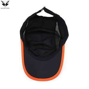 Casquette de baseball structurée pré-courbée noire, respirante, de bonne qualité, nouvelle arrivée, écologique, faible MOQ, meilleur fournisseur, été - Product Image 3