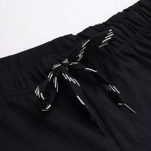 Pantalones Cortos Cómodos y Personalizados para Hombre, de Tela, Cintura Media, Cierre con Cordón, Diseño de Bloques de Color, Secado Rápido, 100% Algodón Estampado - Product Image 3