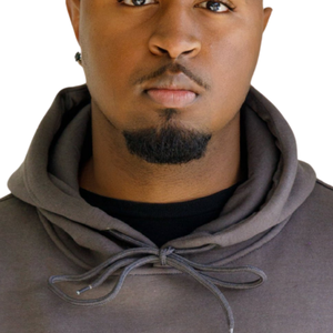 Sweat à capuche en chenille BLUΦ Phi Beta Sigma pour homme, couleur anthracite, avec lettres grecques, vêtement de fraternité haut de gamme, coupe classique - Product Image 2