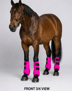 Bottes de protection équestres en néoprène, absorbant les chocs, respirantes, durables, offrant un soutien de la jambe, service OEM personnalisé. - Product Image 3