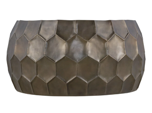 Mesa de centro de Metal de decoración de lujo para el hogar con diseño de panal en relieve, mesa de centro personalizada, exportador para sala de estar del hogar - Product Image 6