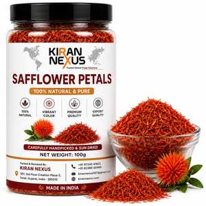 Premium <b>Dried</b> Safflower <b>Petals</b> | Natural Carthamus Tinctorius Flower <b>Petals</b> for Tea, Herbal & Cosmetic Use - Product Image 2