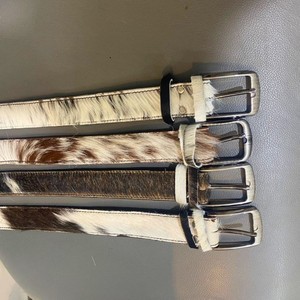 Cinturón de Cuero Personalizado para Mujer con Hebilla de Aleación de Lujo, Cinturón de Cuero Vacuno Cómodo e Informal, Cinturones de Cuero Genuino de Pakistán - Product Image 5