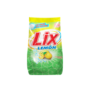 Lessive en poudre Lix Extra Citron, détergent blanchissant pour vêtements, haute mousse, super blanc, antibactérien - Product Image 1