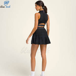 Conjuntos de Vestidos de Bádminton para Mujer al por Mayor de Fábrica, Uniformes de Equipo Personalizados, Impresos, de Secado Rápido, Transpirables, Ligeros, de Alto Rendimiento Atlético - Product Image 2
