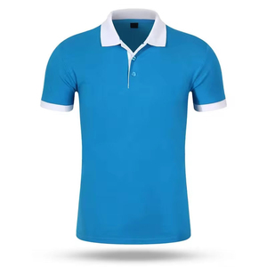 Camiseta Polo de Algodón para Hombre, Manga Corta, Tejida, Transpirable, con Logotipo Personalizado, Ropa Deportiva Informal para Gimnasio, Proveedor Mayorista - Product Image 6