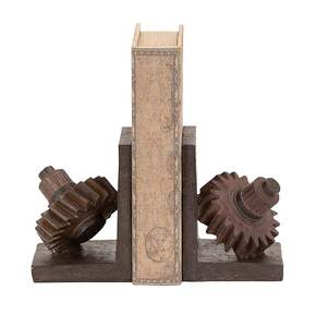 Porte-livres en aluminium plaqué or de grande qualité à prix raisonnable, conçus pour un support élégant des livres et une décoration d'étagère. - Product Image 5