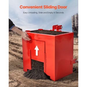 Caja de Balasto para Tractor de 3 Puntos, Categoría 1, Resistente a la Corrosión, Capacidad de Carga de 800 lb, con 2 Receptores de Enganche - Product Image 5