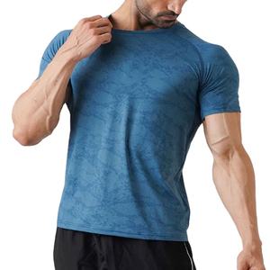 เสื้อยืดผู้ชายลายพรางพิมพ์ลายสกรีน ราคาประหยัด ดีไซน์ฤดูร้อน แขนสั้น ทรงเข้ารูป กระชับกล้ามเนื้อ เสื้อยืดออกกำลังกาย - Product Image 1