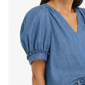 Top en jean pour femme, élégant, chic, moderne, confortable, durable, doux, tendance, unique, pour tous les jours - Product Image 6