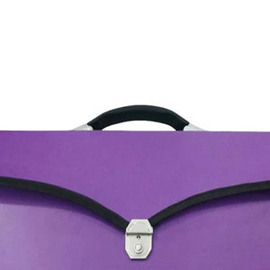 Estuche Rígido de Cuero Masónico NESTA SPORTS, Forma Cuadrada, Asa de Rexene Negra Resistente, Opción de Cierre en Ambos Lados - Product Image 6