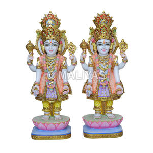 รูปปั้นนาราณหินอ่อน |   ผู้ผลิตหินอ่อนนาร์ นารายัน มูร์ติ – มาลียาส - Product Image 1